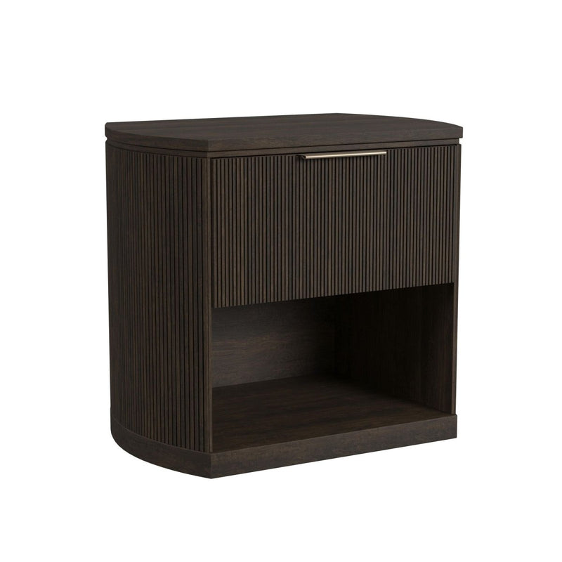 Sylvie Dark Brown Nightstand - WCC Furniture & Mattress Center Lafayette & Lake Charles