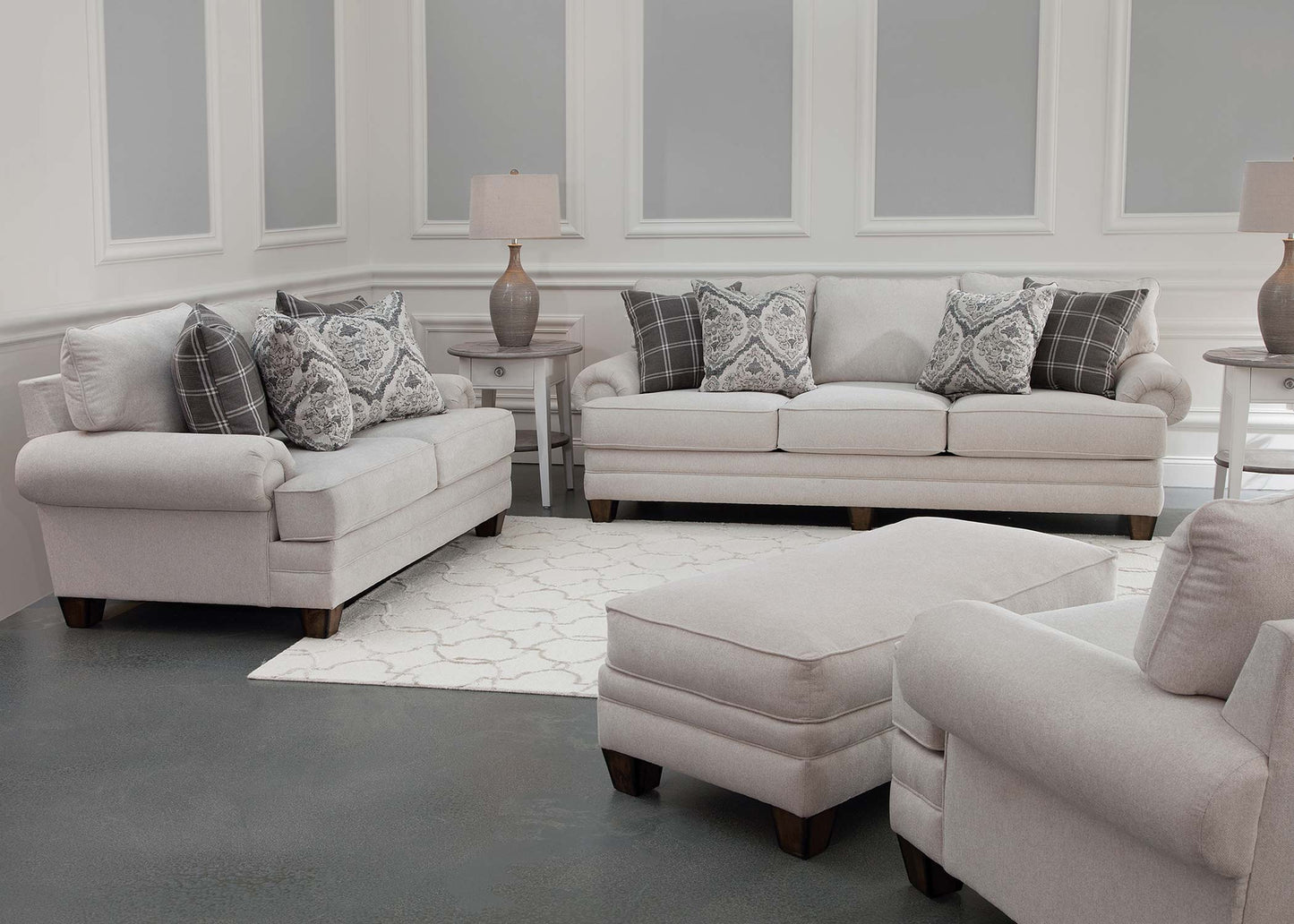 Walden Casey Shell Sofa & Loveseat