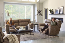 Load image into Gallery viewer, Hollins Coffee Power Reclining Sofa &amp; Loveseat
