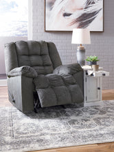 Load image into Gallery viewer, Drakestone Charcoal Rocker Recliner with Heat &amp; Massage
