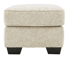 Load image into Gallery viewer, Haisley Ivory Ottoman
