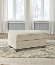 Load image into Gallery viewer, Haisley Ivory Ottoman
