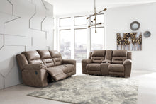 Load image into Gallery viewer, Stoneland Fossil Reclining Sofa/Couch &amp; Double Reclining Loveseat
