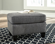 Load image into Gallery viewer, Agleno Charcoal Ottoman
