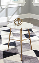Load image into Gallery viewer, Chadton White/Gold Finish Accent Table
