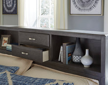 Load image into Gallery viewer, Caitbrook Gray King Platform Storage Bed
