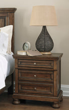 Load image into Gallery viewer, Flynnter Medium Brown Two Drawer Night Stand
