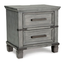 Load image into Gallery viewer, Russelyn Gray Two Drawer Night Stand
