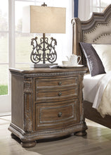 Load image into Gallery viewer, Charmond Brown Two Drawer Night Stand
