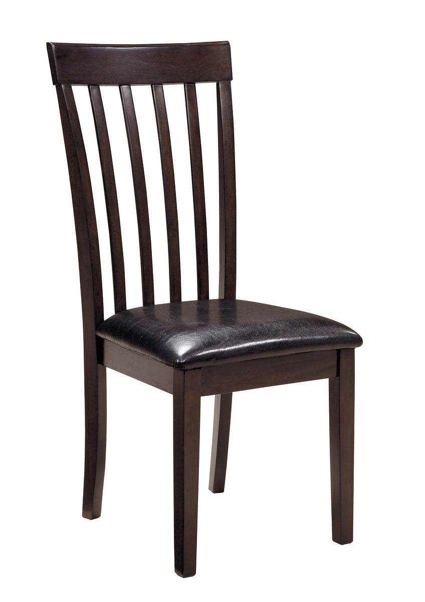 Hammis Dark Brown Upholstered Side Chair (set of 2)
