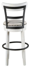 Load image into Gallery viewer, Valebeck White Tall UPH Swivel Barstool (1 barstool)
