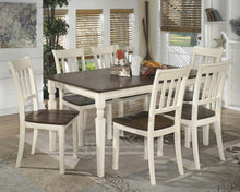 Load image into Gallery viewer, Whitesburg 7 Piece Rectangular Dining Set
