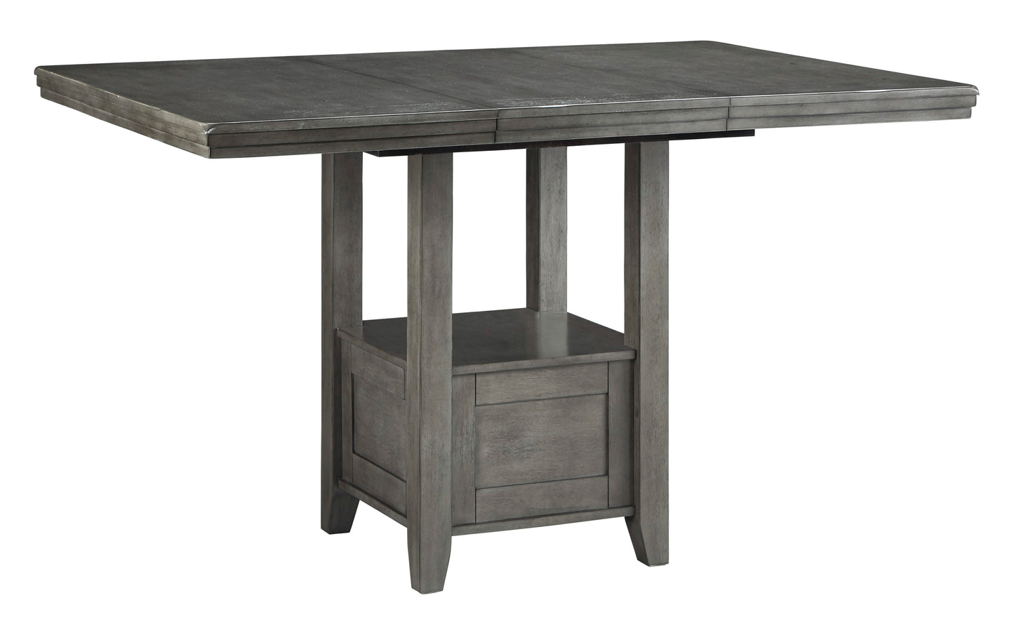 Hallanden Gray 7 PC Rectangular Counter Height Dining Set