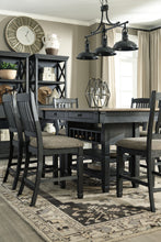Load image into Gallery viewer, Tyler Creek Black/Gray 7 PC Rectangular Counter Height Dining Set

