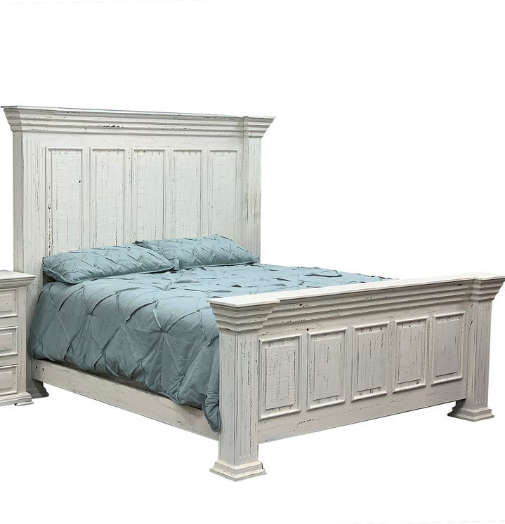 Lafitte White King Bed