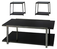 Load image into Gallery viewer, Rollynx Black Occasional Table Set
