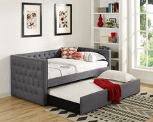 Load image into Gallery viewer, Trina Gray Day Bed w/Trundle
