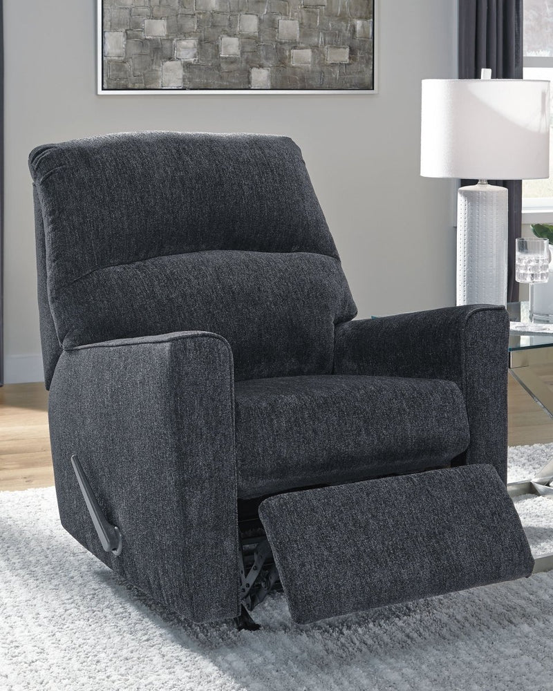 Altari Slate Rocker Recliner - WCC Furniture & Mattress Center Lafayette & Lake Charles