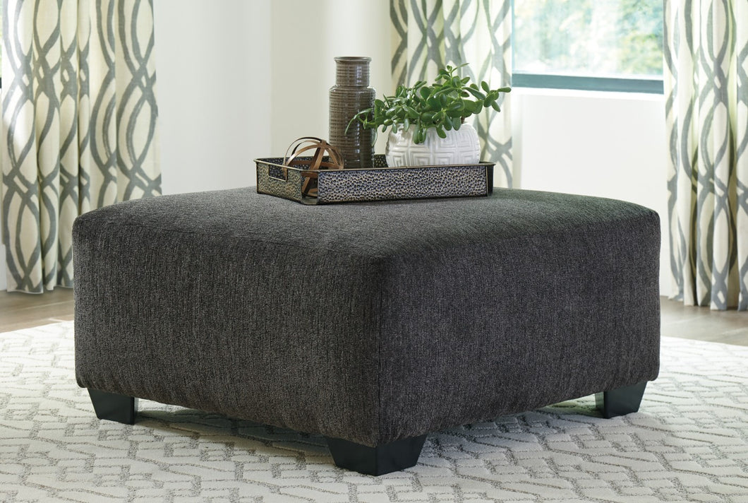 Ballinasloe Smoke Oversized Accent Ottoman