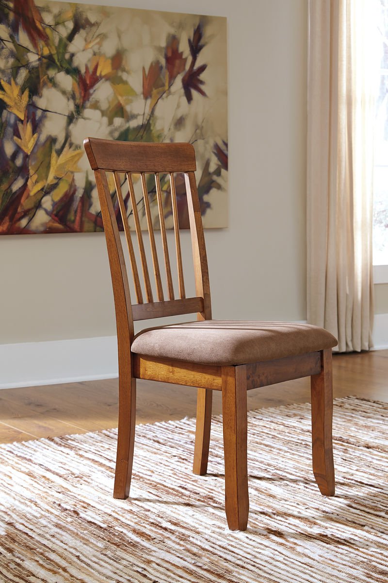 Berringer Rustic Brown Dining UPH Side Chair (set of 2) - WCC Furniture & Mattress Center Lafayette & Lake Charles