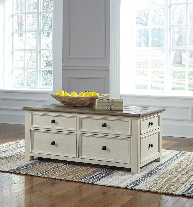 Bolanburg Two - tone Lift Top Cocktail Table - WCC Furniture & Mattress Center Lafayette & Lake Charles