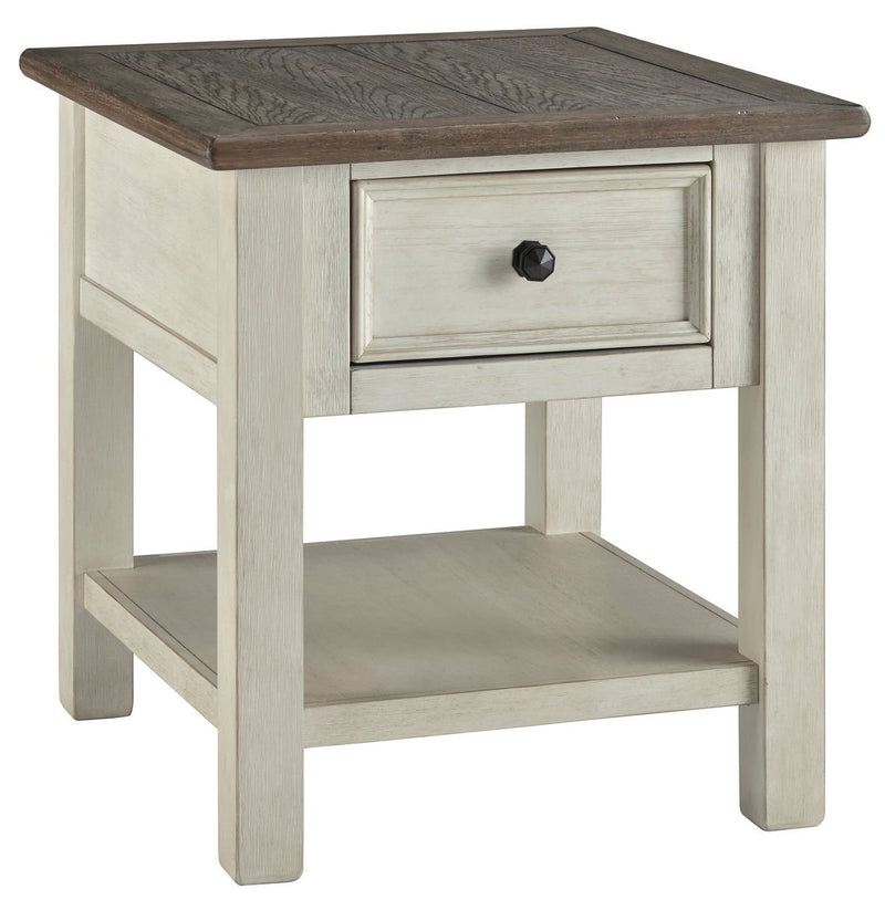 Bolanburg Two - tone Rectangular End Table - WCC Furniture & Mattress Center Lafayette & Lake Charles