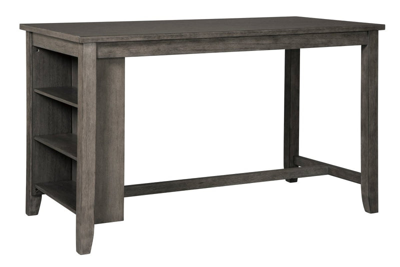 Caitbrook Dark Gray Rectangular Dining Room Counter Table - WCC Furniture & Mattress Center Lafayette & Lake Charles