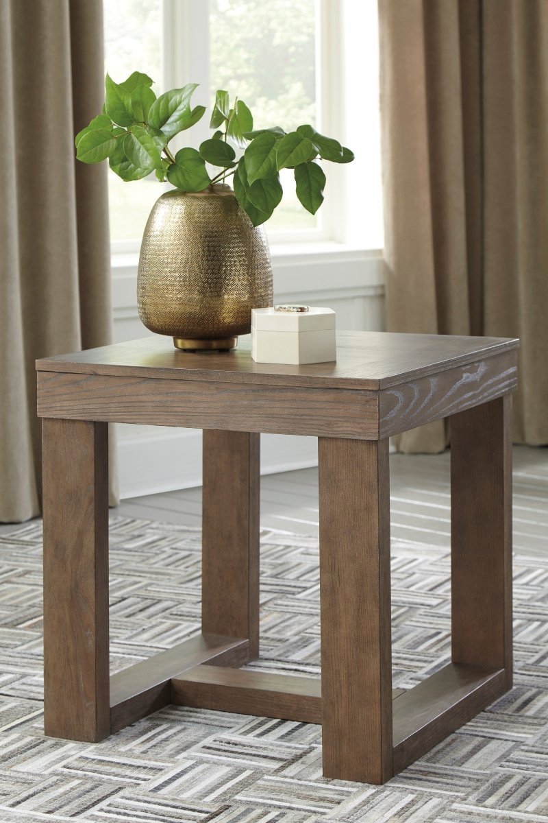 Cariton Gray End Table - WCC Furniture & Mattress Center Lafayette & Lake Charles
