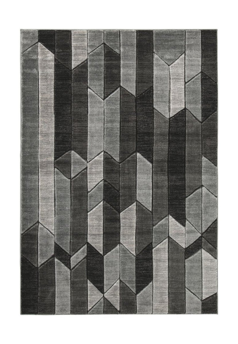 Chayse Black/Gray Large Rug - WCC Furniture & Mattress Center Lafayette & Lake Charles