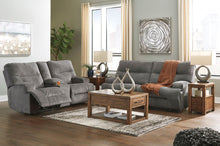 Load image into Gallery viewer, Coombs Charcoal Reclining Loveseat
