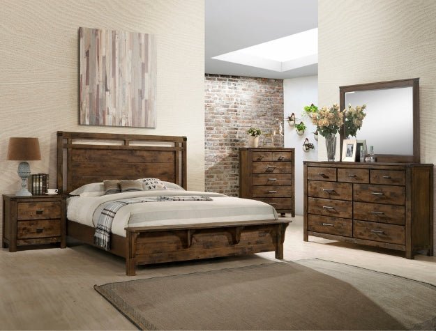 Curtis Bed, Dresser & Mirror - WCC Furniture & Mattress Center Lafayette & Lake Charles