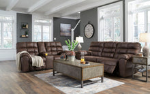 Load image into Gallery viewer, Derwin Nut Reclining Sofa &amp; Loveseat
