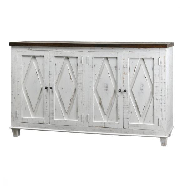 Diamond 4 Door Curio Cabinet - WCC Furniture & Mattress Center Lafayette & Lake Charles