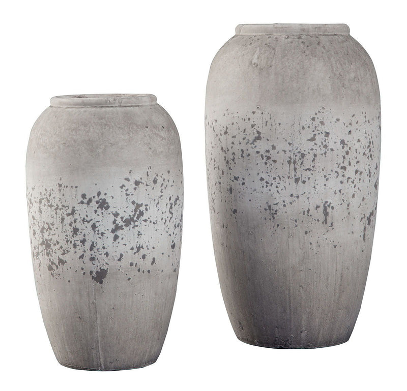Dimitra Brown/Cream Vase Set (2/CN) - WCC Furniture & Mattress Center Lafayette & Lake Charles