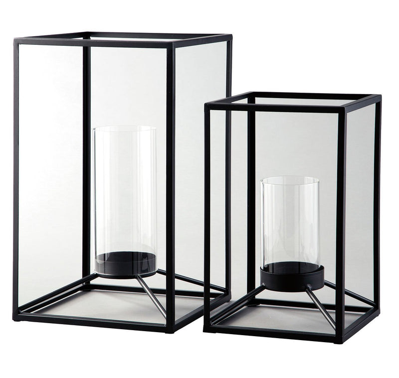Dimtrois Black Lantern Set - WCC Furniture & Mattress Center Lafayette & Lake Charles