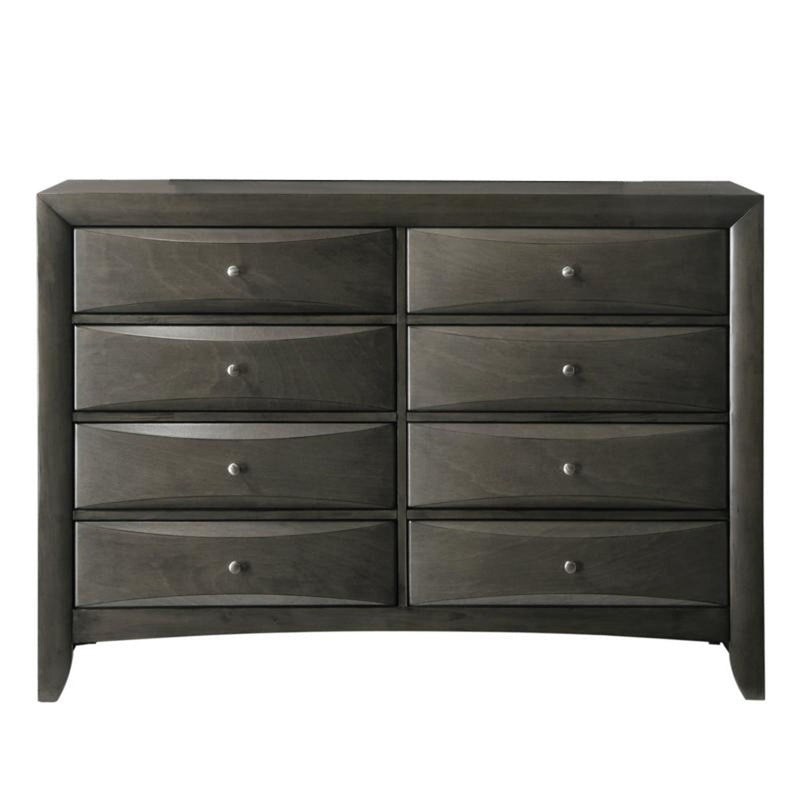 Emily Gray Dresser & Mirror - WCC Furniture & Mattress Center Lafayette & Lake Charles