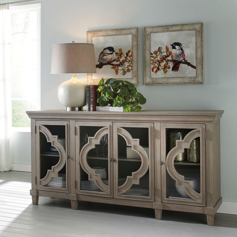 Fossil Ridge Gray Door Accent Cabinet - WCC Furniture & Mattress Center Lafayette & Lake Charles