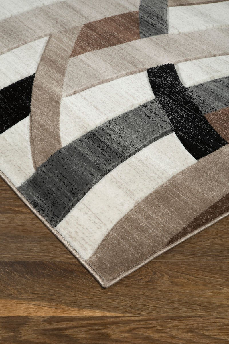 Jacinth Brown Medium Rug - WCC Furniture & Mattress Center Lafayette & Lake Charles