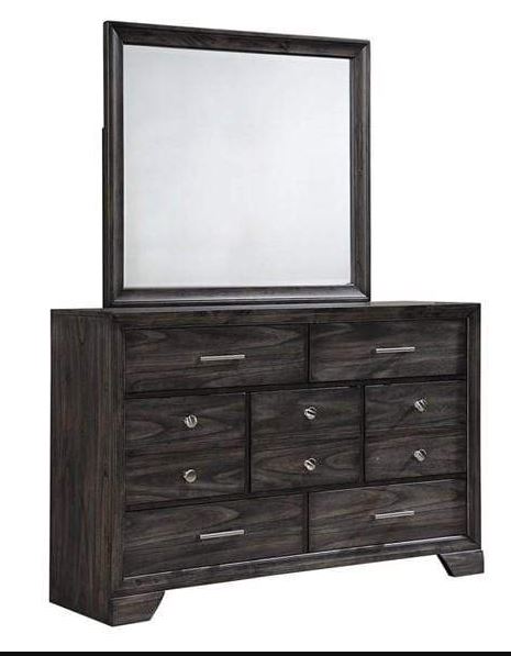 Jaymes Grey Dresser & Mirror