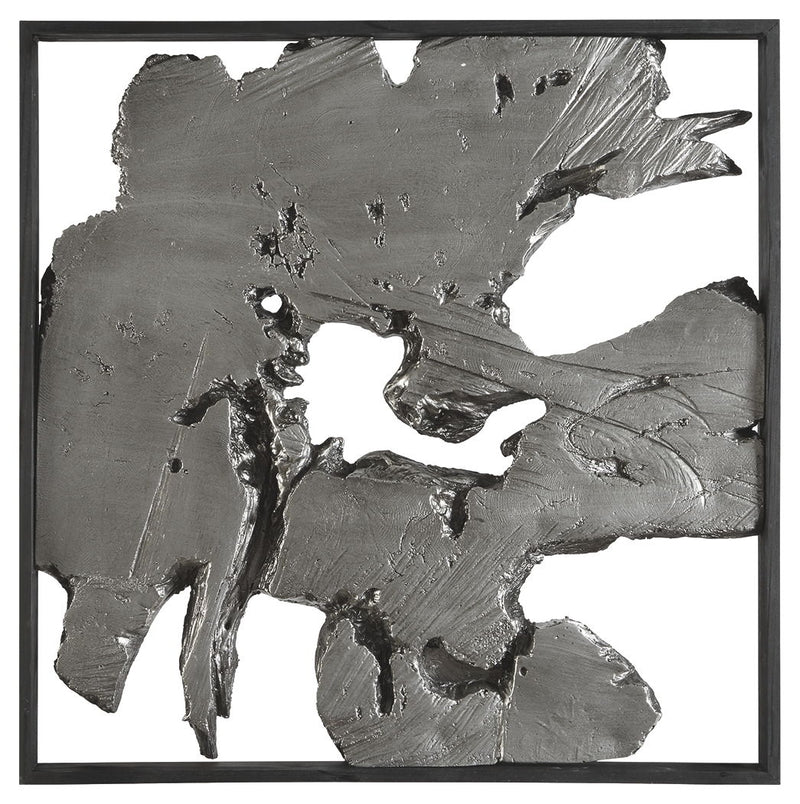 Fabiana Black/Silver Finish Wall Decor