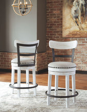 Load image into Gallery viewer, Valebeck White UPH Swivel Barstool (1 barstool)
