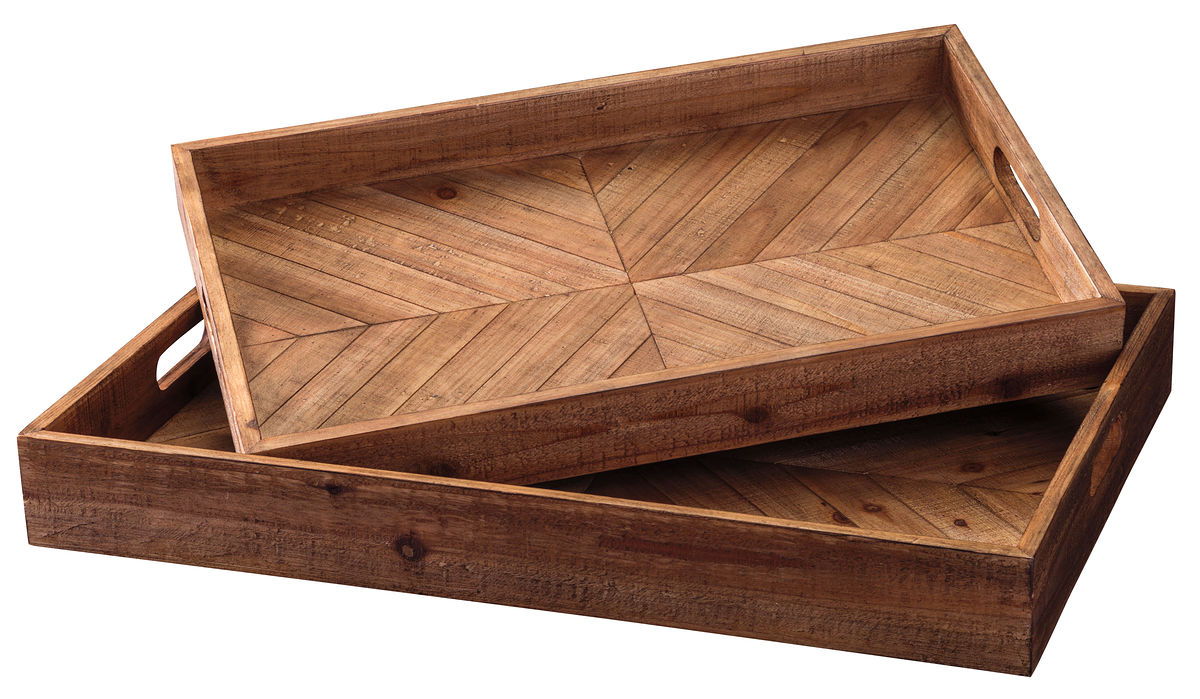 Dewitt Brown Tray Set