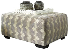 Load image into Gallery viewer, Eltmann Slate Oversized Accent Ottoman
