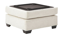 Load image into Gallery viewer, Cambri Snow Ottoman With Storage
