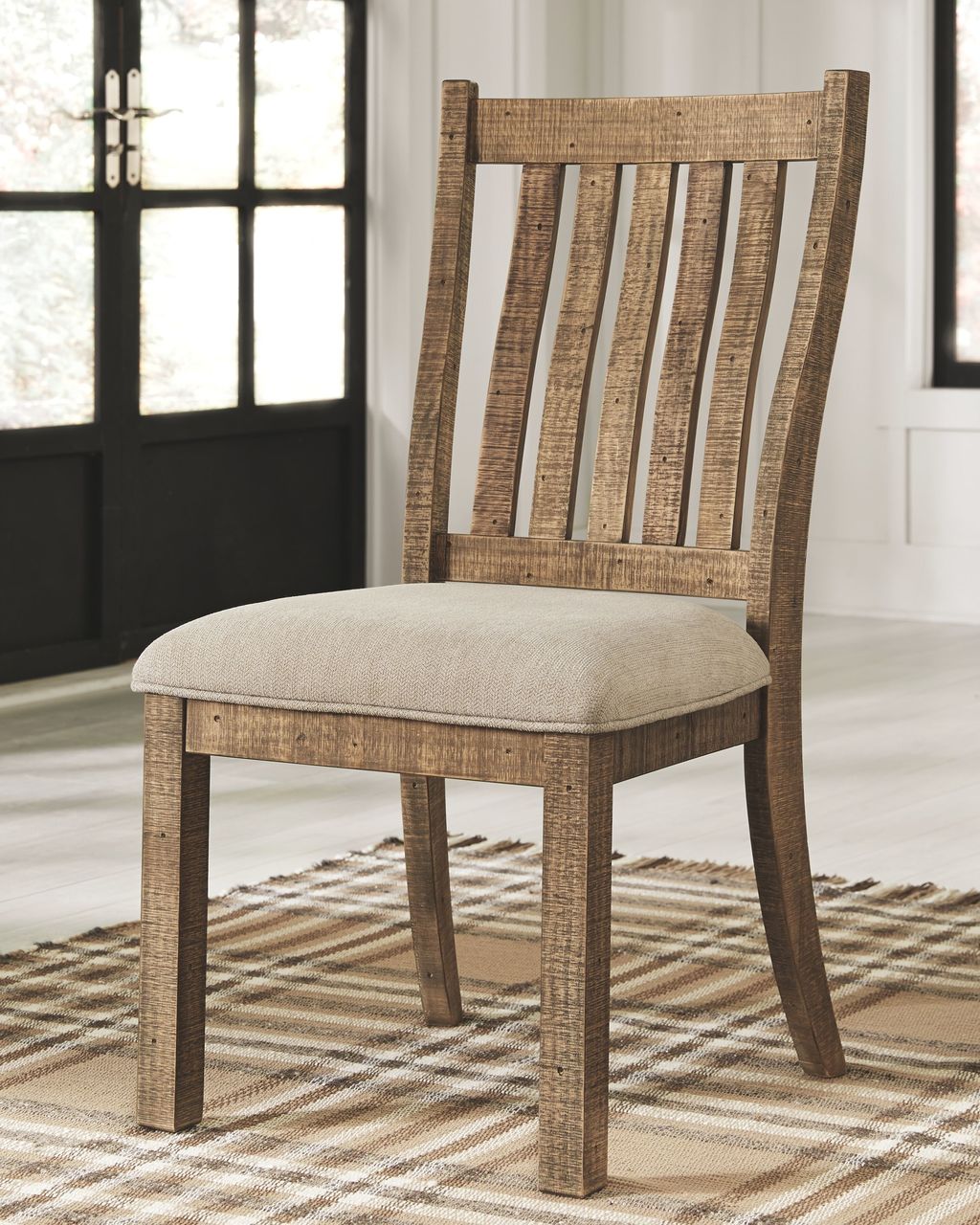 Grindleburg Light Brown Dining UPH Side Chair (Set of 2)