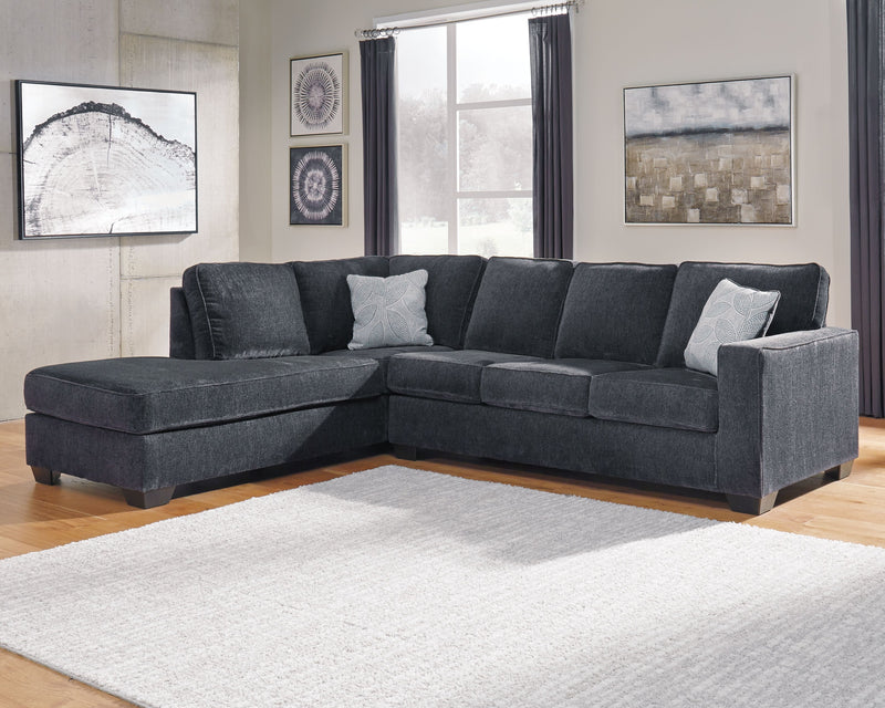 Altari Slate LAF Corner Chaise & RAF Sofa/Couch Sectional