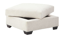 Load image into Gallery viewer, Cambri Snow Ottoman With Storage
