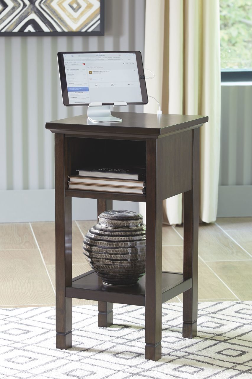 Marnville Dark Brown Accent Table