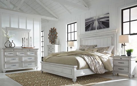 Kanwyn Panel Bed, Dresser & Mirror - WCC Furniture & Mattress Center Lafayette & Lake Charles