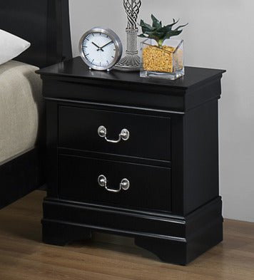 Louis Philip Black Nightstand - WCC Furniture & Mattress Center Lafayette & Lake Charles